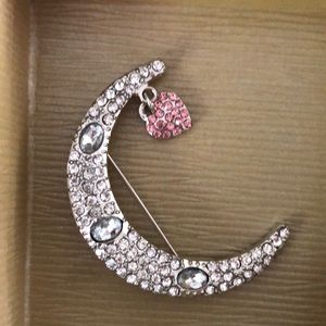 BRAND NEW Crescent moon pin